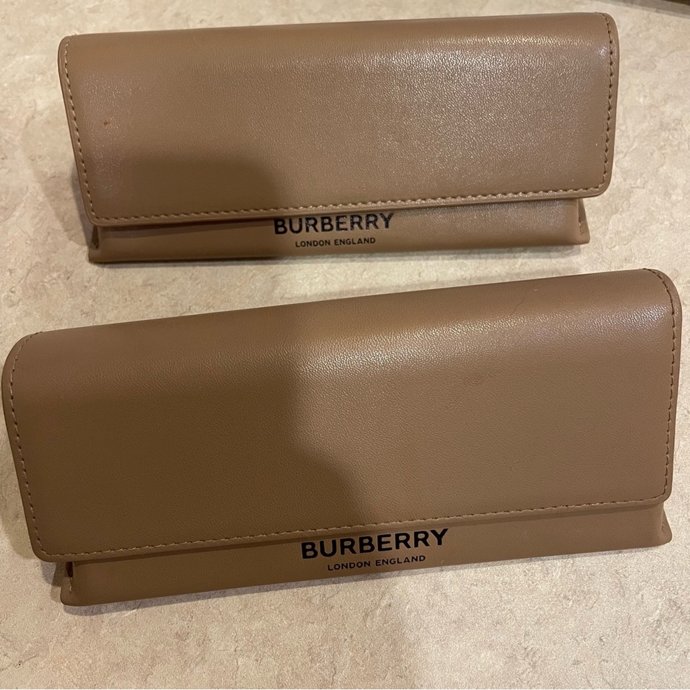2 Burberry glasses cases